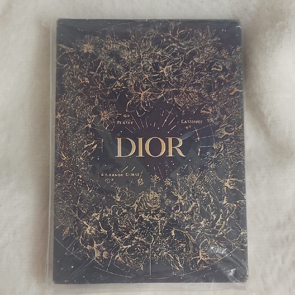 Dior Gold And Blue Floral Notebook *BRAND NEW*